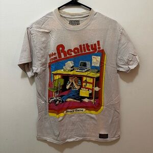 Stephen Rhodes “Hide from Reality!” short sleeve T-shirt